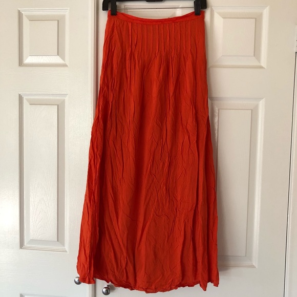 LOFT Dresses & Skirts - Fire orange maxi skirt 🔥